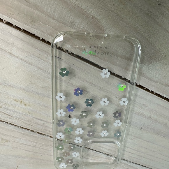 Kate Spade Scattered Flowers Protective Hard Case iPhone 13 Pro NWOB - Picture 2 of 7